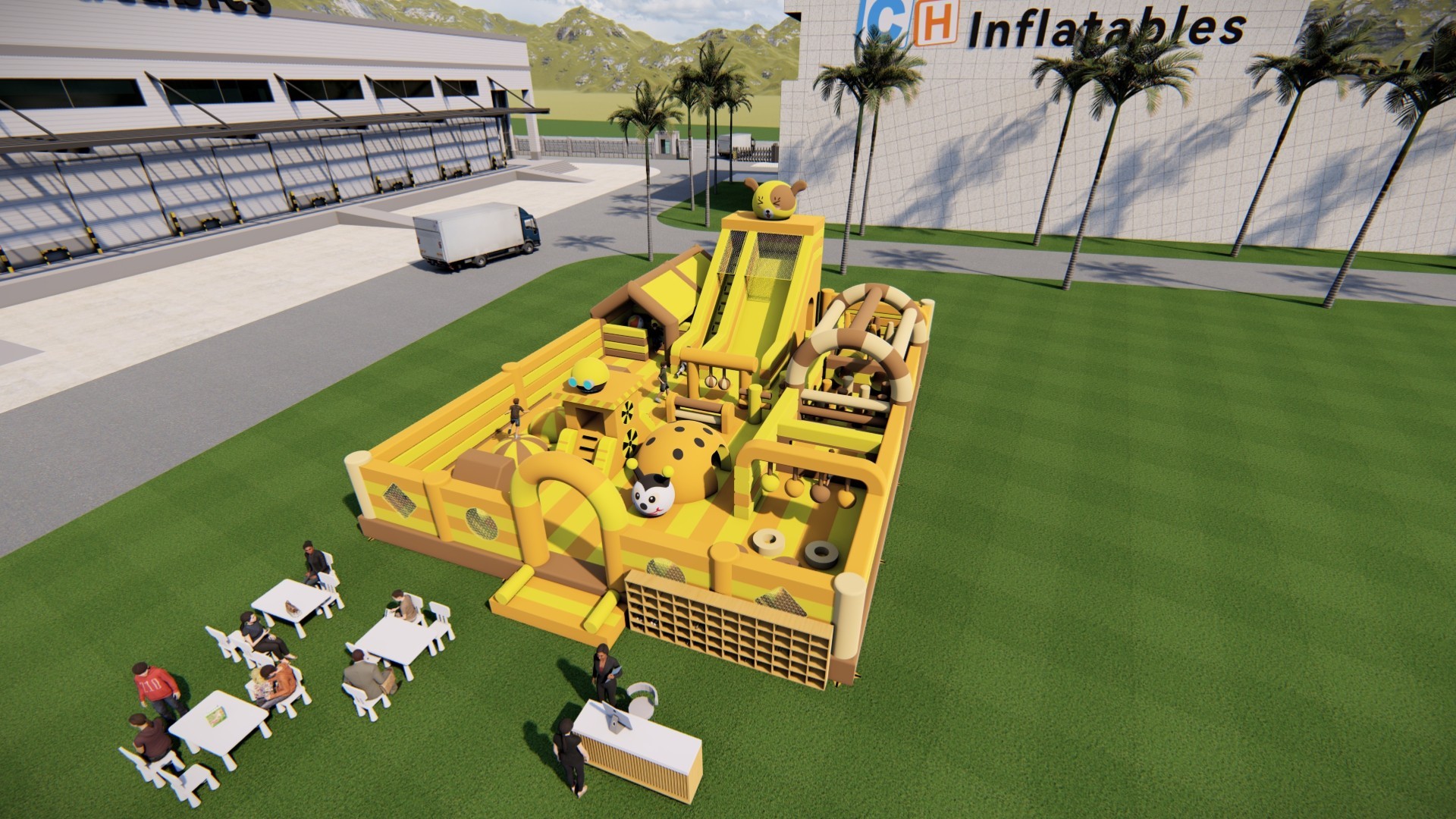 Outdoor Inflatable Park