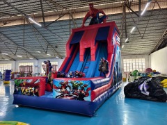 23 ft inflatable spider man slide CH-IS073