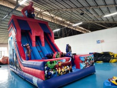 23 ft inflatable spider man slide CH-IS073