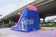 Pool slide inflatable
