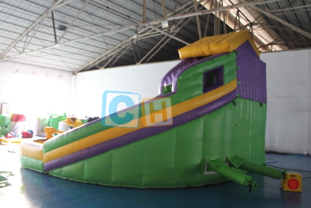 Slides for inflatable pools