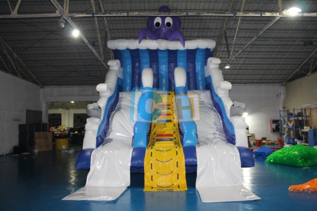 Swimming pool slides inflatable