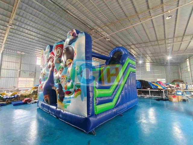 Inflatable Bouncy Castle And Slide