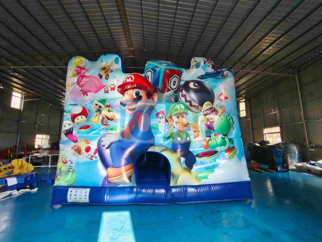 Inflatable Bouncy Castle And Slide