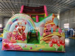 Inflatable Bounce House And Slide