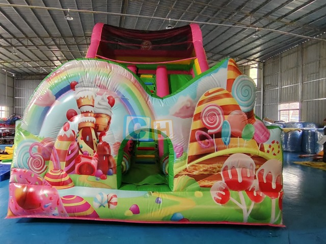 Inflatable Bounce House And Slide
