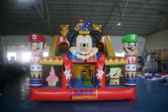 Inflatable Bounce House With Slide