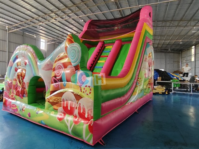 Inflatable Bounce House And Slide