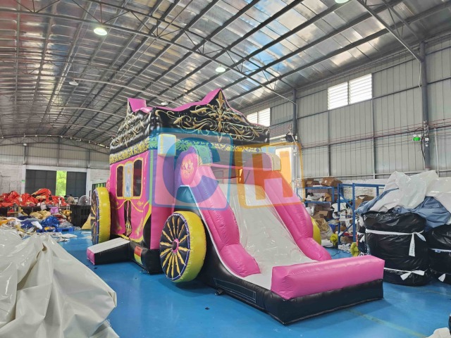 Inflatable Castle And Slide