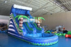Inflatable water slide for adults