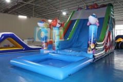 Commercial inflatable water slides