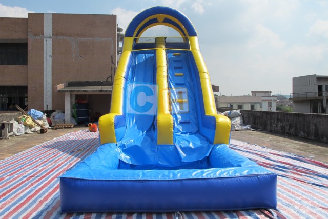 Inflatable water slides commercial