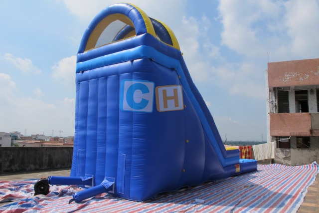 Inflatable water slides commercial