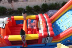 Backyard Inflatable Obstacle Course