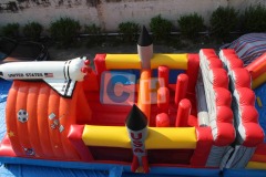 Backyard Inflatable Obstacle Course