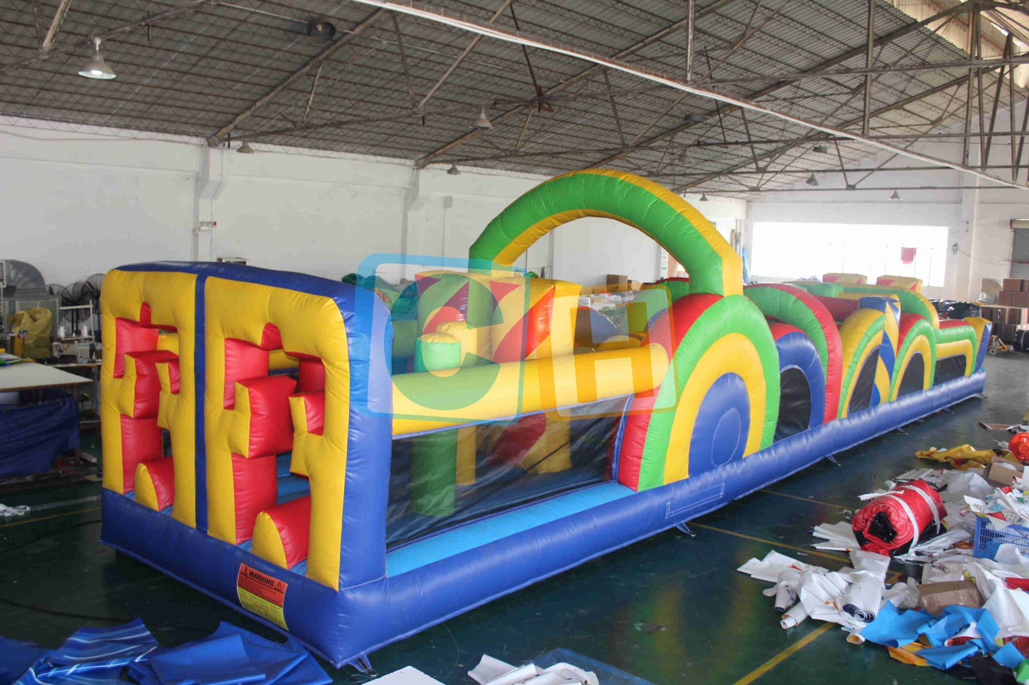 Inflatable Bounce House Obstacle Course