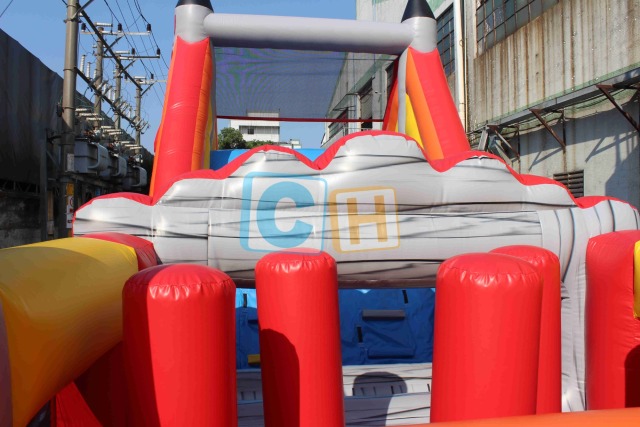 Backyard Inflatable Obstacle Course