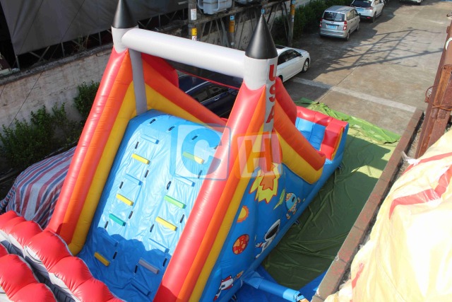 Backyard Inflatable Obstacle Course