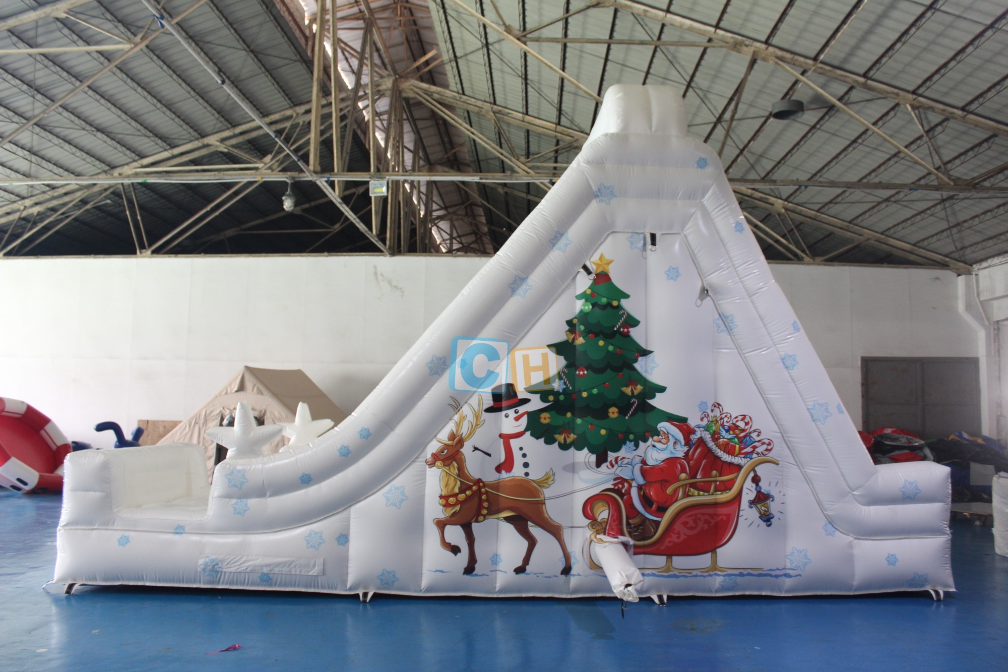 Inflatable Bouncy Castle And Slide