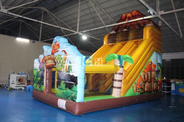 Inflatable Castle And Slide