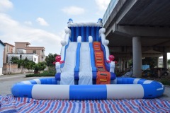 Commercial inflatable water slides for adults
