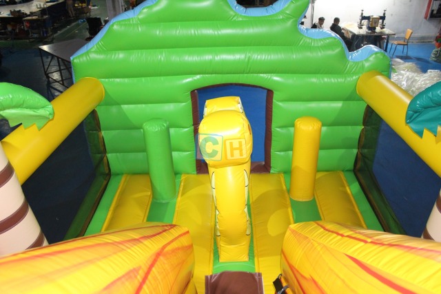 Inflatable Castle And Slide