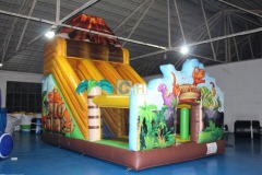 Inflatable Castle And Slide