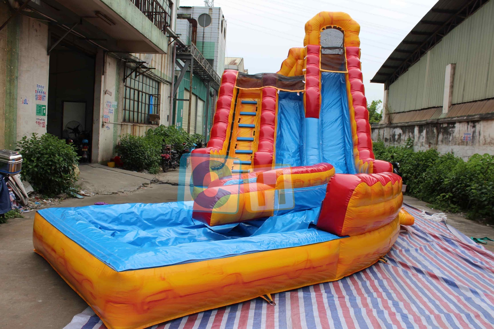 Commercial inflatable water slides for sale