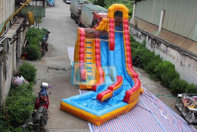 Commercial inflatable water slides for sale