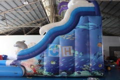 Inflatable water slide commercial