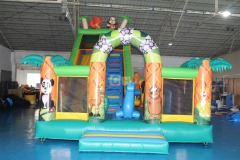 Inflatable Bouncy Castle With Slide