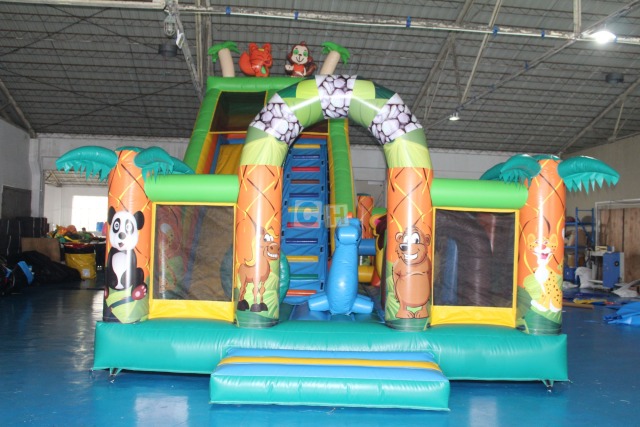 Inflatable Bouncy Castle With Slide