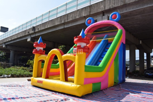 Double Inflatable Slide