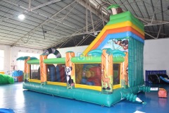 Inflatable Bouncy Castle With Slide
