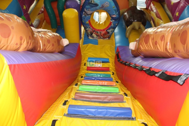 Inflatable Double Slide
