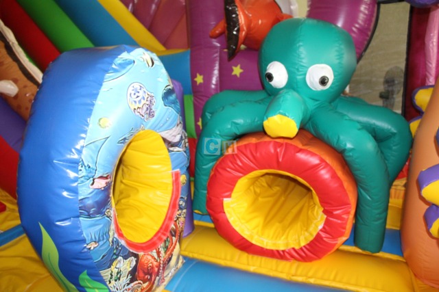 Inflatable Double Slide