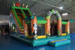 Inflatable Bouncy Castle With Slide