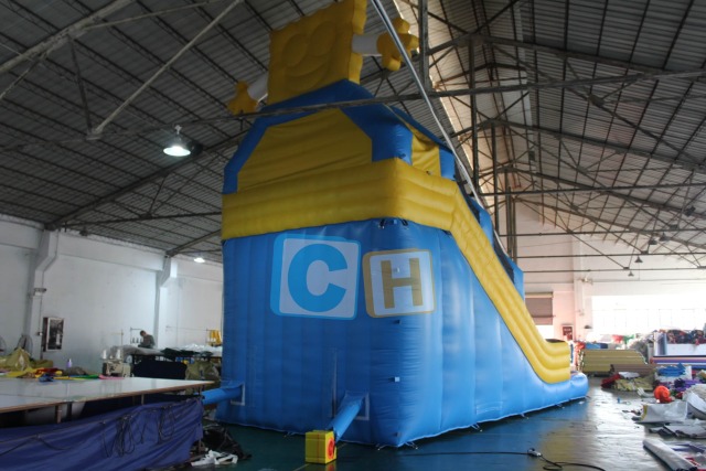 Water slide inflatable for adults