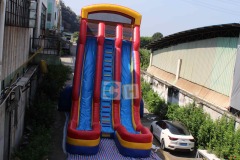 Adult inflatable water slide