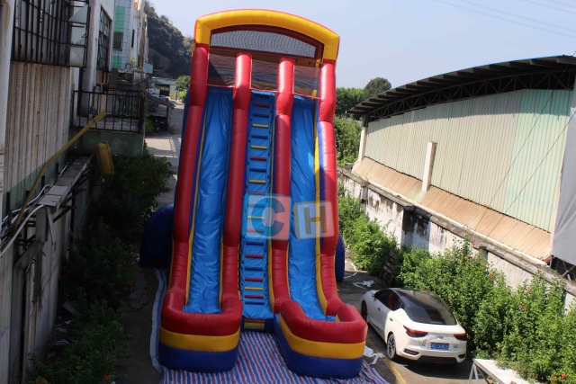 Adult inflatable water slide
