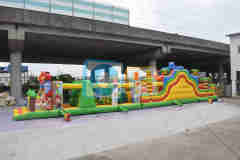 Inflatable Obstacle Course Birthday Party