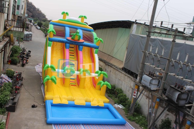 Inflatable water slide adult