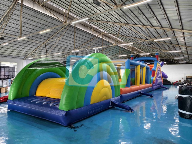 Inflatable Obstacle Course Run