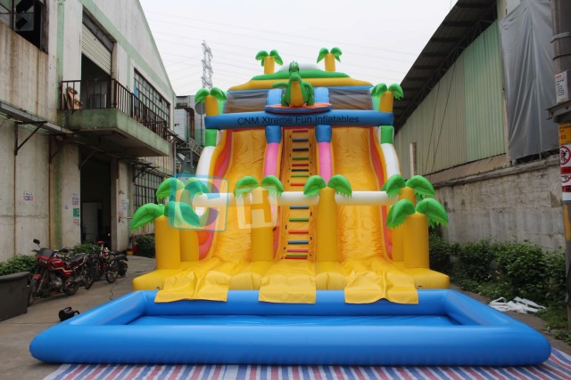 Inflatable water slide adult