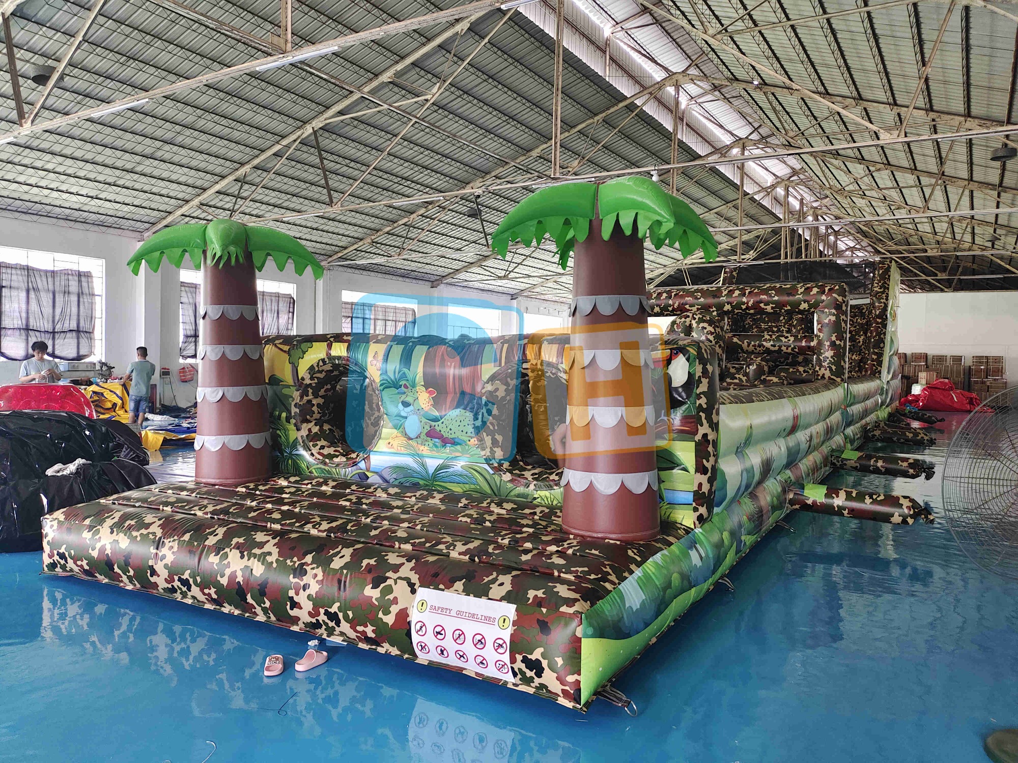 Inflatable Military Obstacle Course
