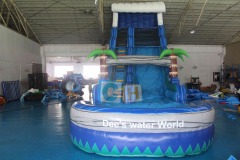 Water inflatable slides for sale