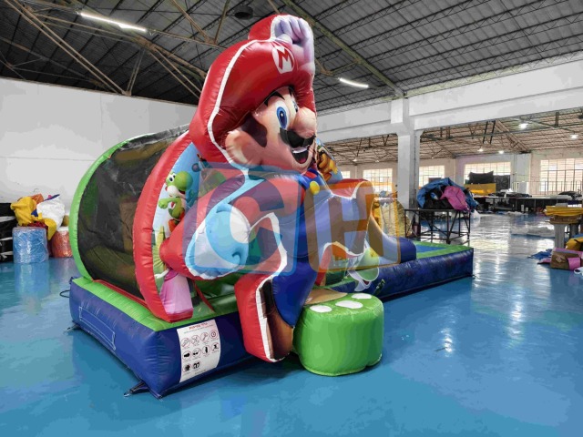 MARIO Little Pool and Slide Inflatable Bouncer