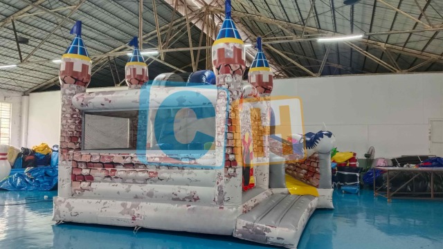 Inflatable Castle With Slide