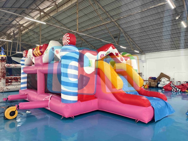Candy Inflatable Jump n Slide Bouncy