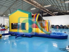 Astronaut Inflatable Jump 'n Slide Bounce House